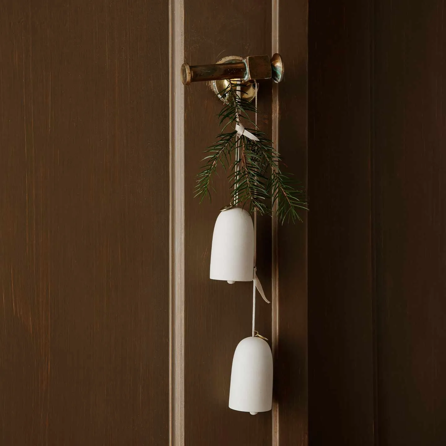 Bell Ceramic Ornament Set of 2